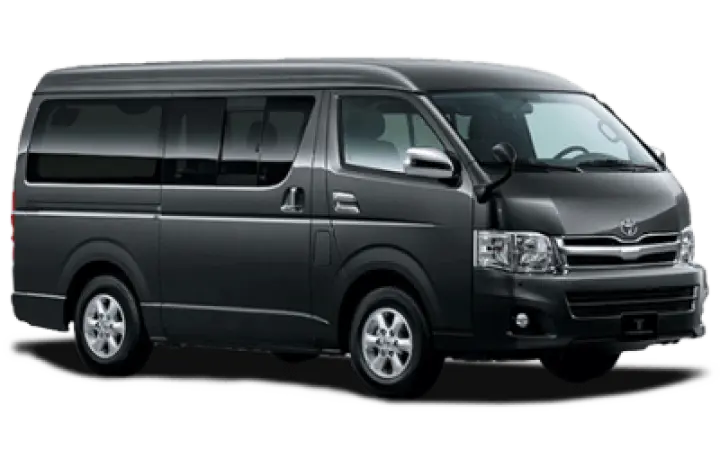 Sewa Toyota Hiace stasiun kereta cepat halim